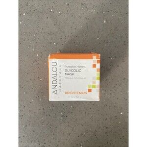 Andalou Naturals Pumpkin Honey Brightening Glycolic Mask 1.7 Oz READ!